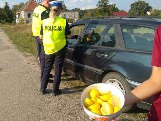 Mandat czy cytrynka? Kierowcy zdziwieni.