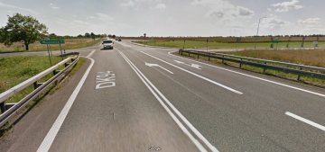 Skrzyżowanie DK94 z drogą gminną do Juszczyna
