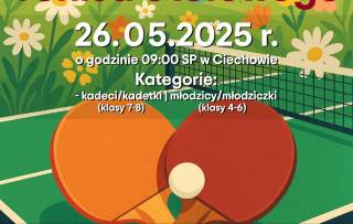 Ping-pongowe zmagania w Ciechowie – dołącz!
