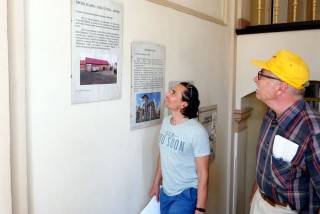 Wystawa "Ciekawostki średzkie" będzie prezentowana w starostwie do końca sierpnia br. / fot. Powiat Średzki - RFP