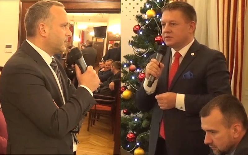 Zarzuty wicestarosty i rzeczowa odpowiedź burmistrza ws. dróg powiatowych  i terenu dla dzieci przy SOSW (wideo)