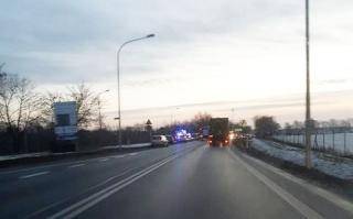 Wypadek pomiędzy Środą Śląską, a Komornikami