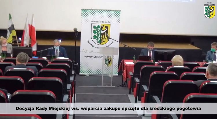 Decyzja Rady Miejskiej ws. wsparcia zakupu sprzętu dla średzkiego pogotowia (wideo)