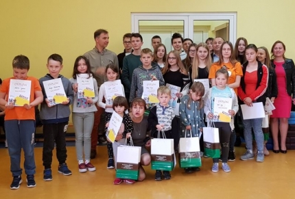 Wójt gminy Miękinia nagrodził dzieci i młodzież