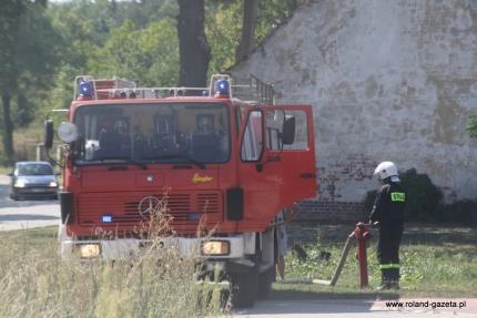 Pożar w Mazurowicach! Akcja gaśnicza trwa