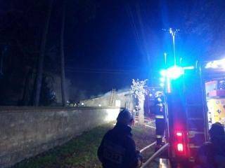 Pożar w Jarosławiu gasiło 8 zastępów straży pożarnej