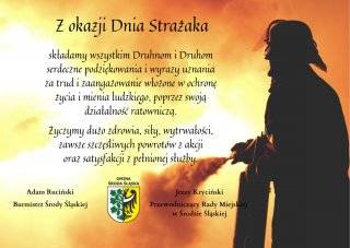 Życzenia z okazji Dnia Strażaka