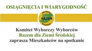 Osiągnięcia i wiarygodność - zaproszenie na spotkanie