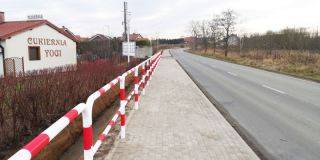 Chodnik pomiędzy Pisarzowicami, a Wilkszynem - już gotowy!