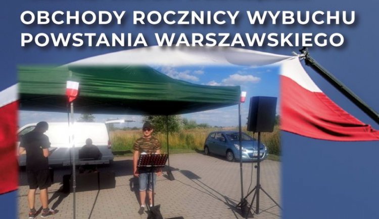 77. rocznica Powstania Warszawskiego - obchody w Jastrzębcach (na żywo)