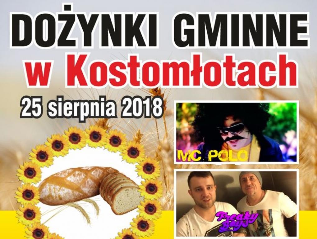 Wiemy kto wystąpi na dożynkach w Kostomłotach