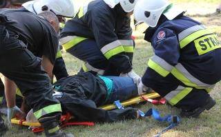 Zatrzaśnięte drzwi, nieprzytomny mężczyzna... - Raport straży pożarnej