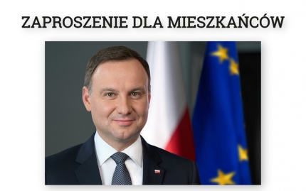 Burmistrz Środy Śląskiej zaprasza na spotkanie z Prezydentem RP