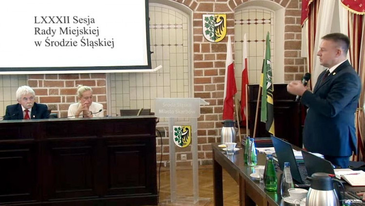 LXXXII Sesja Rady Miejskiej w Środzie Śląskiej (na żywo)