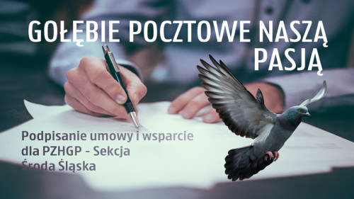 Podpisanie umowy i wsparcie dla PZHGP - Sekcja Środa Śląska