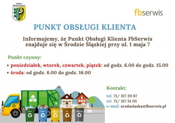 Punkt Obsługi Klienta FbSerwis - godziny otwarcia i kontakt