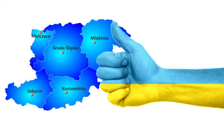 Punkty pomocy Ukrainie na terenie powiatu średzkiego