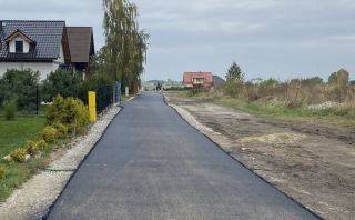 Ulica Ogrodowa w Lutyni wkrótce będzie gotowa