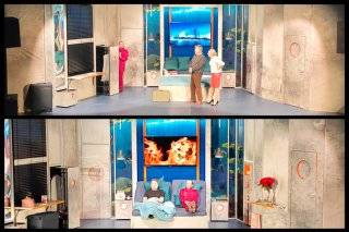 Aktorzy Teatru Komedia na scenie Powiatowego Centrum Kultury Alternatywnej / fot. PCKA