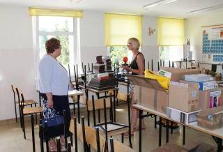 Remont szkoły w Ujeździe Górnym