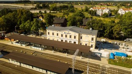 Dworzec PKP w Malczycach wkrótce zostanie oddany do użytku