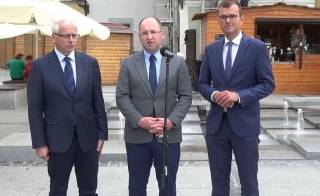 Spotkanie w Środzie Śląskiej z udziałem polityków PiS (materiał wyborczy)