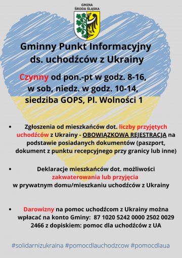 Gminny Punkt Informacyjny ds. uchodźców z Ukrainy