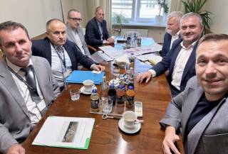 Ważne rozmowy w Ministerstwie Infrastruktury dotyczące przebudowy drogi krajowej nr 94 oraz uzbrojenia terenów pod inwestycję firmy Intel / fot. mpr