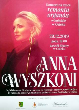 Koncert Ani Wyszkoni w kościele w Osieku
