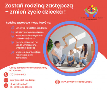 Zostań rodziną zastępczą – podaruj dziecku bezpieczny dom!