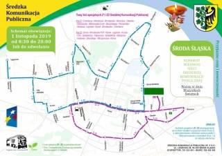 Kursy Średzkiej Komunikacji Publicznej 1 listopada