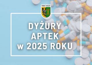 Powiat Średzki: Ważna informacja nt. dyżurów aptek w 2025 r.