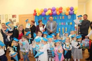 Pasowanie na przedszkolaka w Ujeździe Górnym