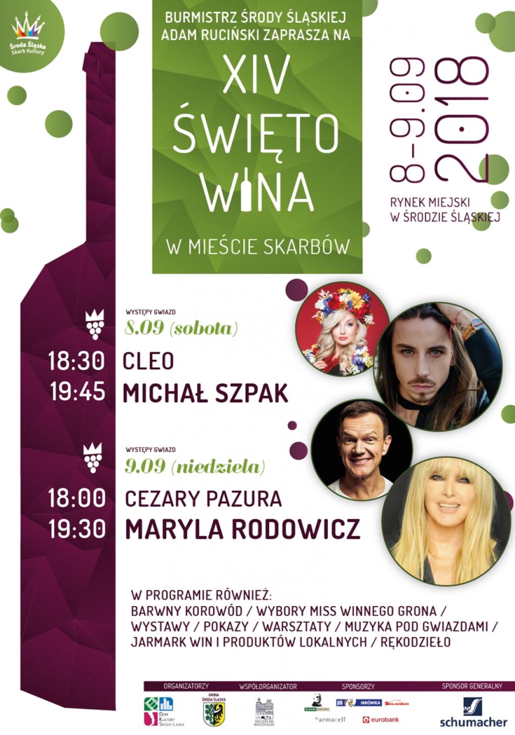 Znamy już szczegółowy program Święta Wina