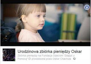 Z okazji swoich urodzin zorganizował zbiórkę