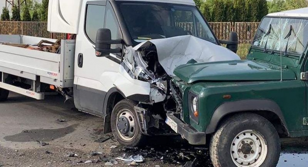 Wypadek w Udaninie. Jedna osoba poszkodowana