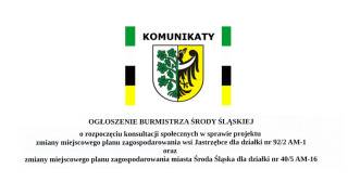 Ogłoszenie Burmistrza Środy Śląskiej