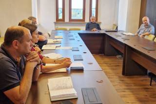 Posiedzenie Gminnego Centrum Reagowania / fot. Gmina Miękinia