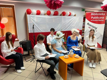 Narodowe Czytanie 2023 / fot. Biblioteka Publiczna w Środzie Śląskiej