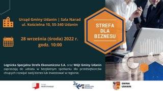 Strefa dla Biznesu – spotkanie dla przedsiębiorców w Udaninie