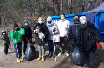 Z inicjatywy stowarzyszenia Aktywni Razem posprzątany został park w Wilkszynie