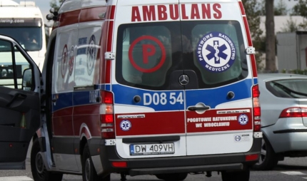 Wypadek koło Gozdawy. Trzy osoby poszkodowane