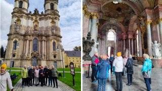 Wycieczka seniorek do Krzeszowa