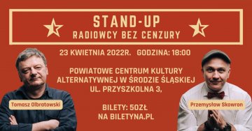 Stand-up “Radiowcy bez cenzury” już w sobotę w PCeKa