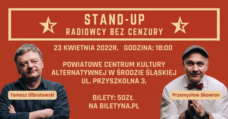 Stand-up “Radiowcy bez cenzury” już w sobotę w PCeKa