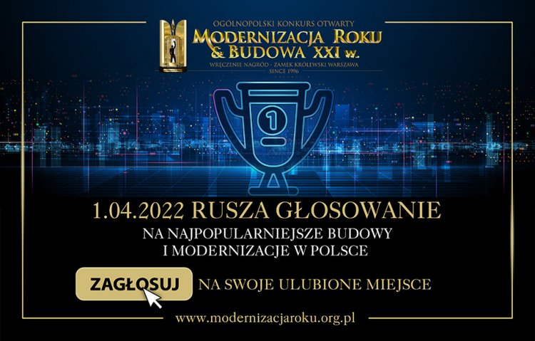 Gmina Miękinia zachęca do głosowania w konkursie Modernizacja Roku & Budowa XXI w.