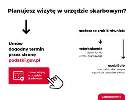 Usługa „Umów wizytę w urzędzie skarbowym” podczas kampanii PIT