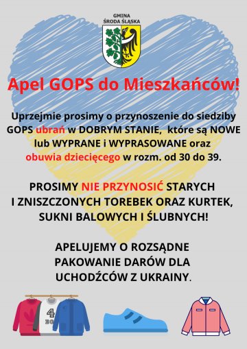 Apel średzkiego GOPS do mieszkańców!