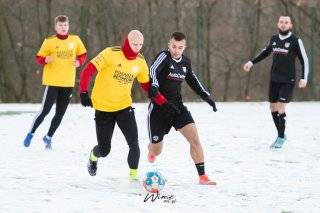 Honorową bramkę dla średzkiej Polonii zdobył Jakub Wołk / fot. Paweł Lipnicki / wime.net.pl