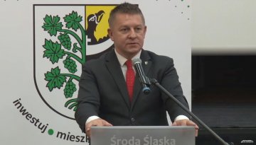 Burmistrz Środy Śląskiej Adam Ruciński